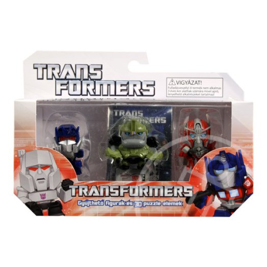 Transformers: Gyűjthető figurák és 3D puzzle elemek - 3 darabos 3