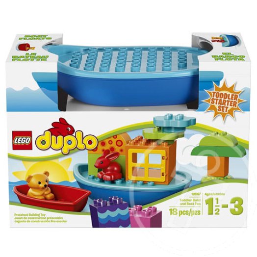 Lego Duplo: Építőjáték és hajó kicsiknek (10567)