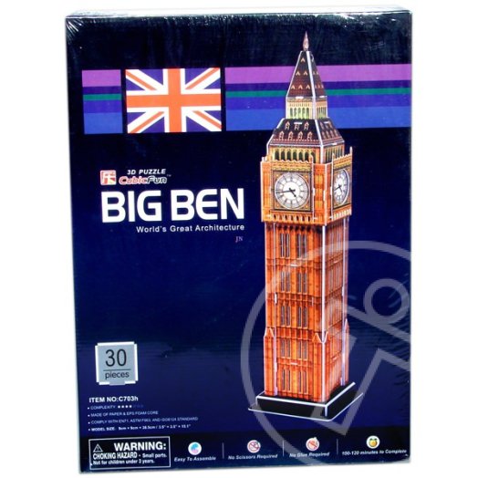Big Ben 30 db-os 3D puzzle