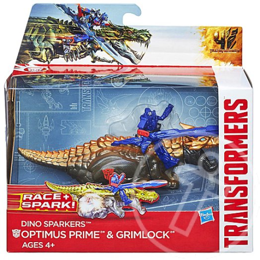 Transformers: Optimus   Grimlock Dino sparkers figuraszett - Hasbro