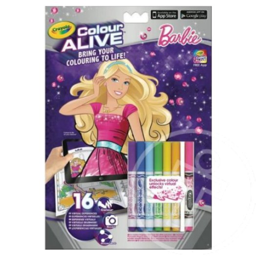 Crayola: Colour Alive kifestő - Barbie
