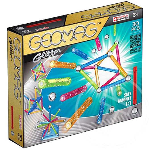 Geomag Glitter: Csillámos készlet -  30 db-os