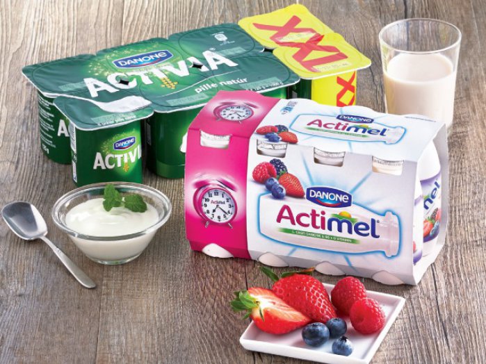Danone joghurtok 8-as csomagban (Actimel)