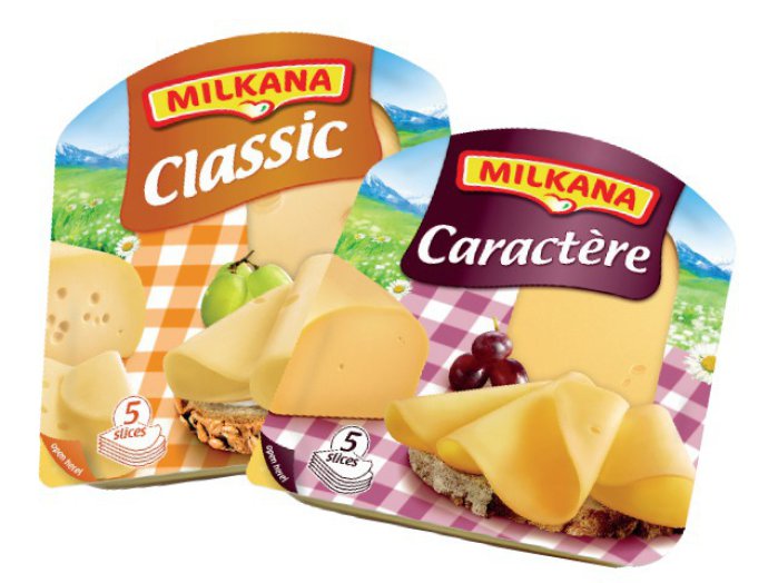 Milkana szeletelt sajt