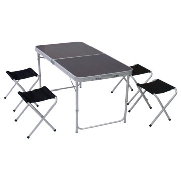 D.j. leisure piknik ÃtkezÅ szett, aluminium, 4 kemping szÃk 1 ...