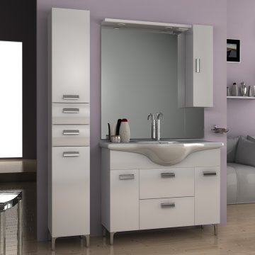 Baden haus rovereto komplett fÃrdÅszobabÃtor 85x190x33,5cm,jobbos ... Fürdőszoba bútor praktiker