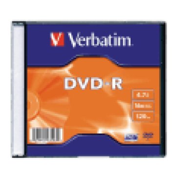 DVD-R lemez 4,7 GB 16x, vékony tok AZO
