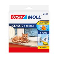 TESA P-PROFIL AJTÓ-,ABLAKTÖMÍTŐ SZALAG, 9MMX25M,BARNA, BELTÉRI