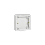 CARIVA KIEMELODOBOZ 2P+F ALJZATHOZ 36MM MÉLY, FEHÉR SZÍNBEN