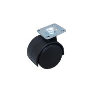 BÚTORGÖRGŐ P-03 TALPAS 40MM 20KG FÉM-MŰANYAG FEKETE (131148)