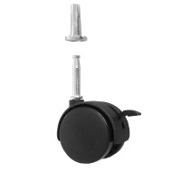 BÚTORGÖRGŐ T-04Q FÉKEZŐS 50MM 25KG FÉM-MŰANYAG FEKETE (197638)