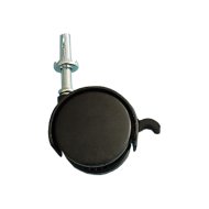 BÚTORGÖRGŐ 9609 FÉKEZŐS HÜVELYES 50MM 40KG FEKETE FÉM-MŰANYAG