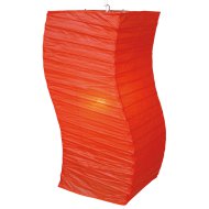 JAPÁN PAPÍR FÜGGESZTÉK PIROS 46 CM, 1XE27, 60 W, SK2