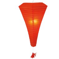 JAPÁN PAPÍR FÜGGESZTÉK PIROS GÚLA 63 CM, 1XE27, 60 W, SK2
