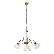 FÜGGESZTÉK MÁRTA ANTIKBRONZ BÚRÁVAL 3X60W,E27,CT3431 SP.1A