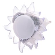 ÉJSZAKAI IRÁNYFÉNY LED 0,5W 230V 6X6X6CM VIRÁG 3LM HL991L HOROZ