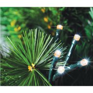 FÉNYFÜZÉR LED 120DB MELEG FEHÉR 12M, ZÖLD KÁBEL KARÁCSONY 2014