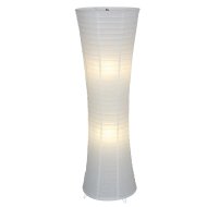 KIOTO, ÁLLÓ LÁMPA, FEHÉR M:123CM, D:30CM, 2X40W, E27