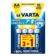 VARTA HIGH ENERGY ALKÁLI CERUZA ELEM AA 3+1BL 1,5 V