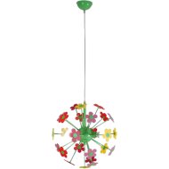 VIRÁG FÜGGESZTÉK 3*E14 40W GYEREKLÁMPA 45*120CM SZÍNES