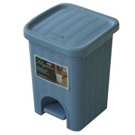 FÜRDŐSZOBAI PEDÁLOS SZEMETES 6L ˝ELEGANCE˝ KÉK 20,5X20,5X28CM