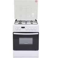 FIESTA KOMBI 4-GÁZÉGŐS TŰZHELY 50X60X85CM INOX/SZÜRKE