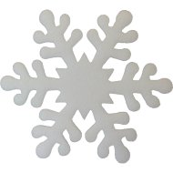 KARÁCSONYI DEKORÁCIÓ HÓPIHE KÖZEPES ÁTMÉRŐ:9CM 6DB/CSOMAG 2015