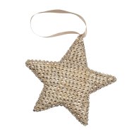 FÜGGŐDÍSZ CSILLAG 9CM PEZSGŐ SZÍN KARÁCSONY 2015