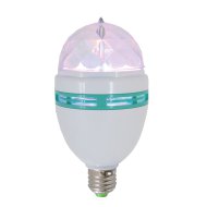 LED DEKO FÉNYFORRÁS E27 3W D: 8CM M: 14CM FÉM/MŰANYAG (DISCOFÉNY)