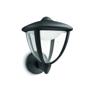 ROBIN KÜLTÉRI FALI LÁMPA LED 4,5W FEKETE FELFELÉ ÁLLÓ