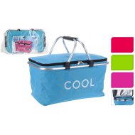 HŰTŐTÁSKA ALUMINIUM KERETES 48X28CM ZIPPZÁROS, 4FÉLE MODELL