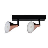KUPFER 2 LED FALI/MENNYEZETI LÁMPA 6W 600LM 3000K FÉM, RÉZ SZÍNŰ