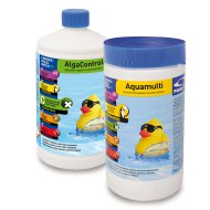 POOLCLEAN DUO PACK MEDENCEKÉMIA ALGACONTROL 1L+AQUAMULTI 1KG