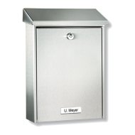 POSTALÁDA HANNOVER 3861 NI ROZSDAMENTES ACÉL, 305X225X75MM