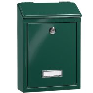 POSTALÁDA FAVOR LB 3 GR ZÖLD HORGANYZOTT ACÉL, 300X210X60MM