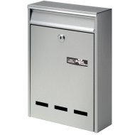 POSTALÁDA POCKET 5871 SI EZÜST GALVANIZÁLT ACÉL, 315X215X75MM