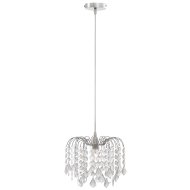 JELLY KRISTÁLY FÜGGESZTÉK E14 M.60W AKRIL/FÉM D:26CM 120CM KÁBEL