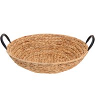 FÜLES VESSZŐ/RATTANKOSÁR, KEREK 44,5X10,5CM, 2 FÜLLEL