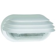 FÉLIG FEDETT MŰANYAG LÁMPATEST E27 MAX. 60W IP44 230V~ FEKETE (201397)