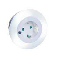 IRÁNYFÉNY LED,1W,FEHÉR,DUGALJJAL ÉS FÉNYÉRZÉKELŐVEL (264665)