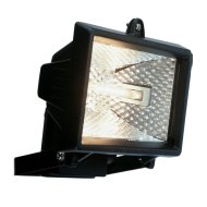 HALOGÉN FÉNYVETŐ,120W,IP44,FEKETE 2200LM, 3000K (237048)