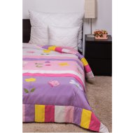 ÁGYTAKARÓ 140X240CM VIRÁG-PILLANGÓ 50% PAMUT - 50% POLIÉSZTER