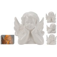 DEKOR ANGYALKA PORCELÁN LED-ES 10X6,5X8CM 6FÉLE MODELL *2016*