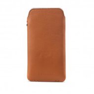 Decoded - Leather Pouch iPhone 6/6s Plus belecsúsztatós tok - Barna