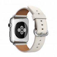 Apple - 42 mm-es fehér klasszikus csatos bőrszíj
