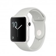 Apple Watch Series 2 - 38 mm-es, fehér kerámiatok felhőszínű sportszíjjal
