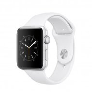 Apple Watch Series 2 - 42 mm-es, ezüstszínű alumíniumtok fehér sportszíjjal