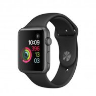 Apple Watch Series 1 - 42 mm-es, asztroszürke színű alumíniumtok fekete sportszíjjal