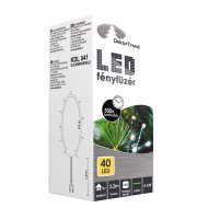 FÉNYFÜZÉR LED BELTÉRI 40DB MELEG FEHÉR 3,2M KARÁCSONY 2014