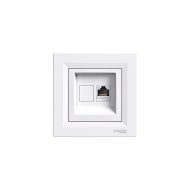 ASFORA 1XRJ45 CAT5E UTP ALJZAT FEHÉR PEPH4300121